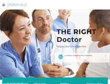 Tablet Screenshot of collinsmedicaldoctors.com